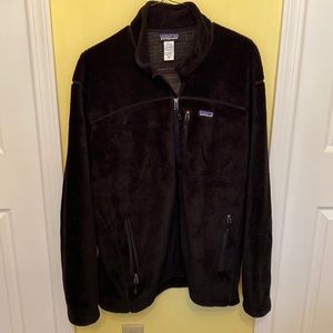 Men’s Patagonia Fleece Full Zip Black Jacket